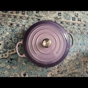 Le Creuset 5qt braiser in HTF Provence/Blue Bell Purple